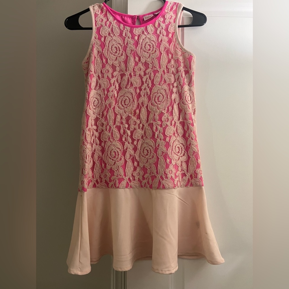 Kids lace flower dress